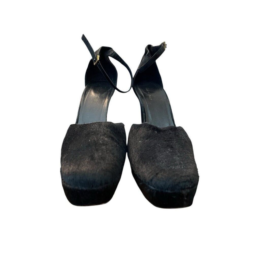 Gucci Black Platform Ankle-Strap Pumps - Picture 2 of 14